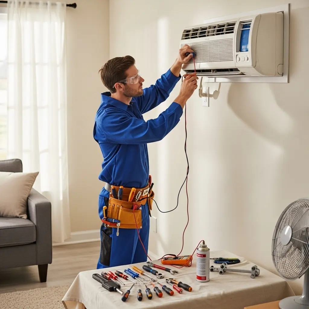 Şehzadeler Grundig Grundig klima gaz dolumu ve bakım – Enerji verimliliği artırıldı. - Teknik servis örneği